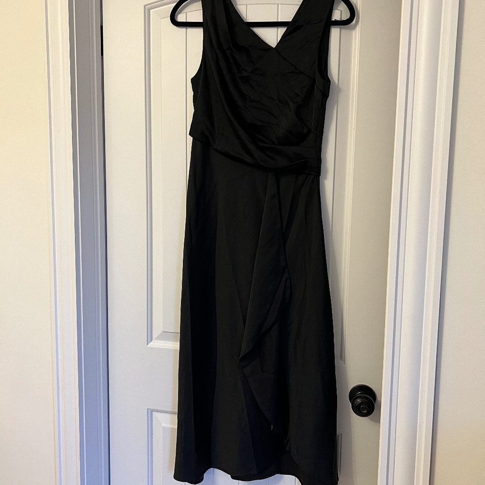 BHLDN black silky dress NWOT